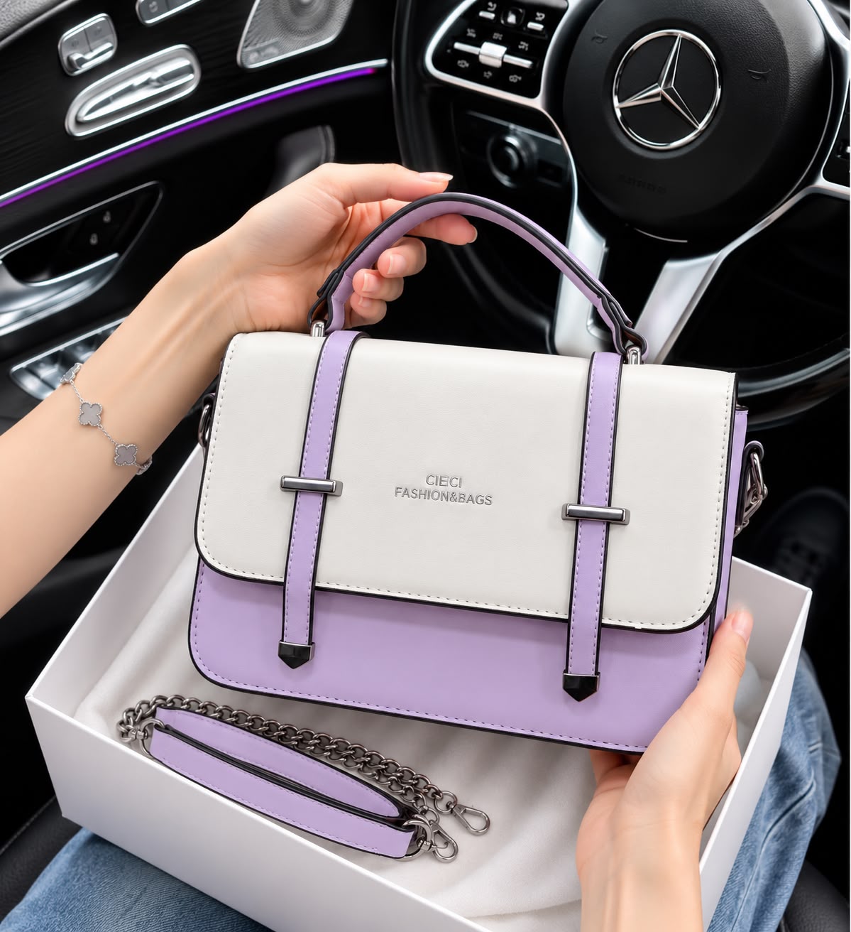 Premium Shoulder & Cross Body Bag for Girls - DESIGN 04