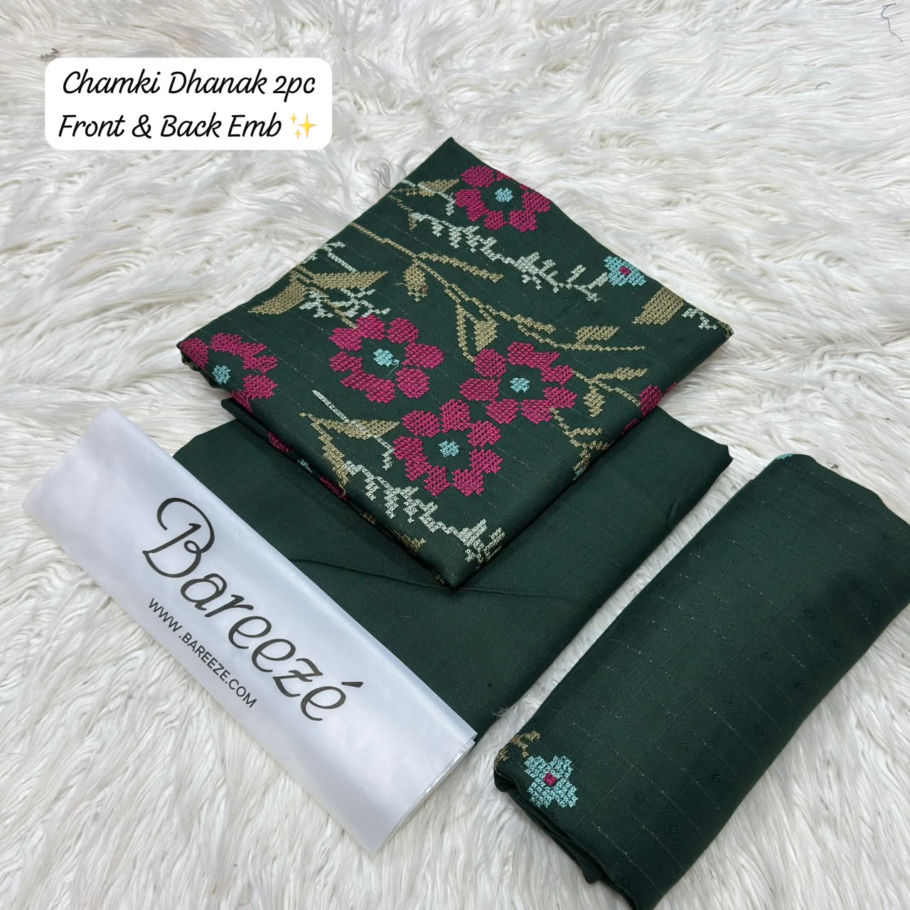 Bareeze Chamki Dhanak 2pc Embroidered - Design 10