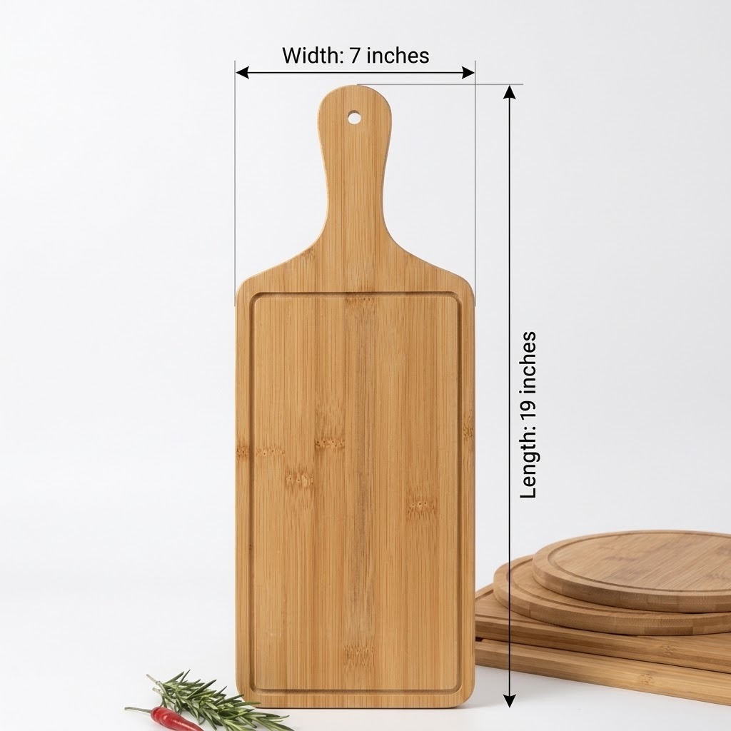 Bamboo Rectangle Serving Plate