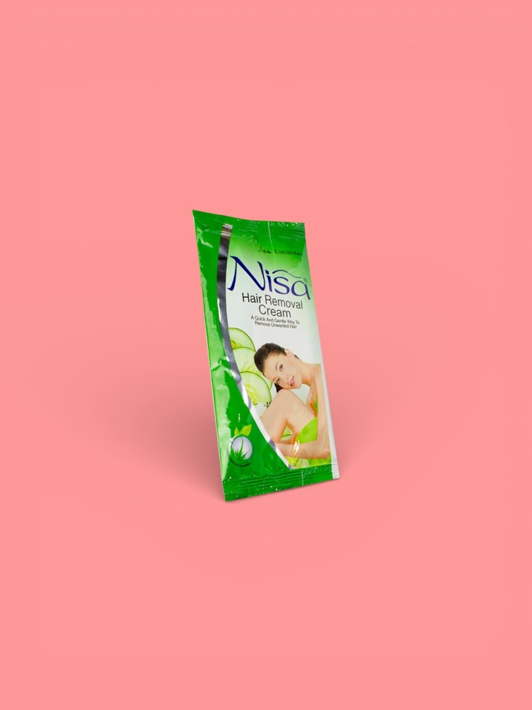 NISA HAIR REMOVAL CREAM SACHET CUCUMBER CTN 864 SACHET