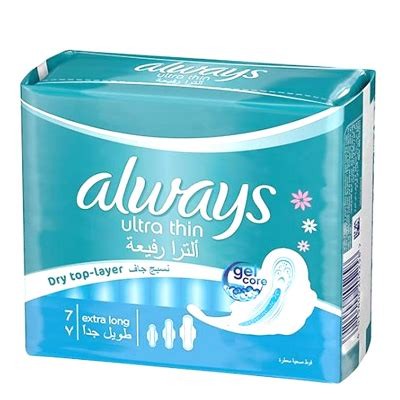 ALWAYS ULTRA LARGE THIN PADS 7 PADS