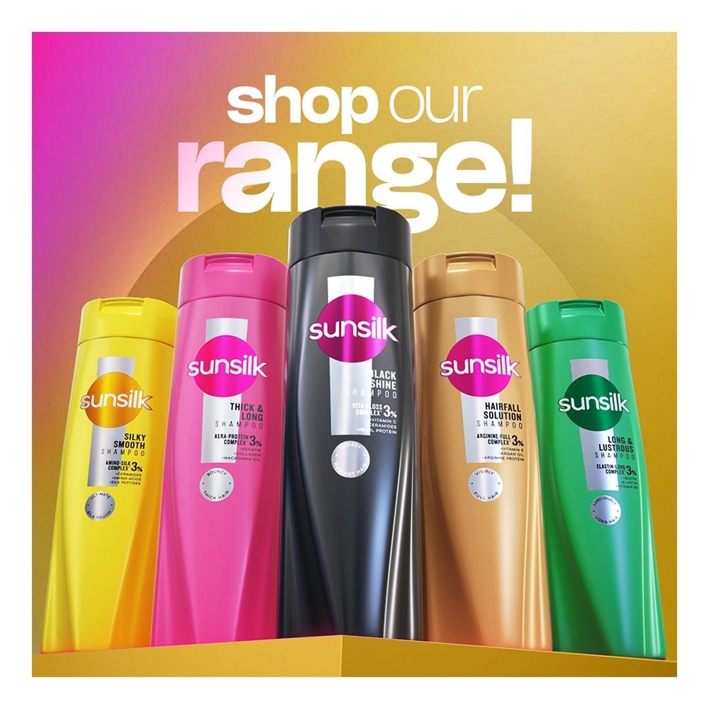 Sunsilk Shampoo Silky Smooth 185Ml Medium