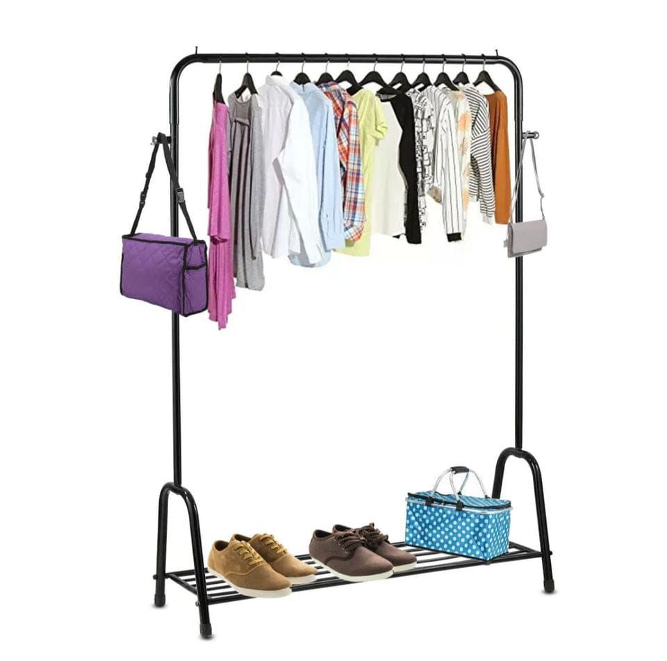 Bright House Cloth Hanging Stand with Shoe Rack
