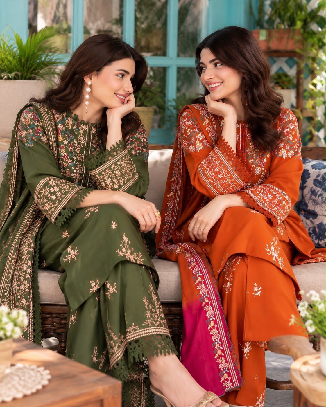 Batik Dhanak Embroidered 3PC Suit D#2734 - DESIGN 01