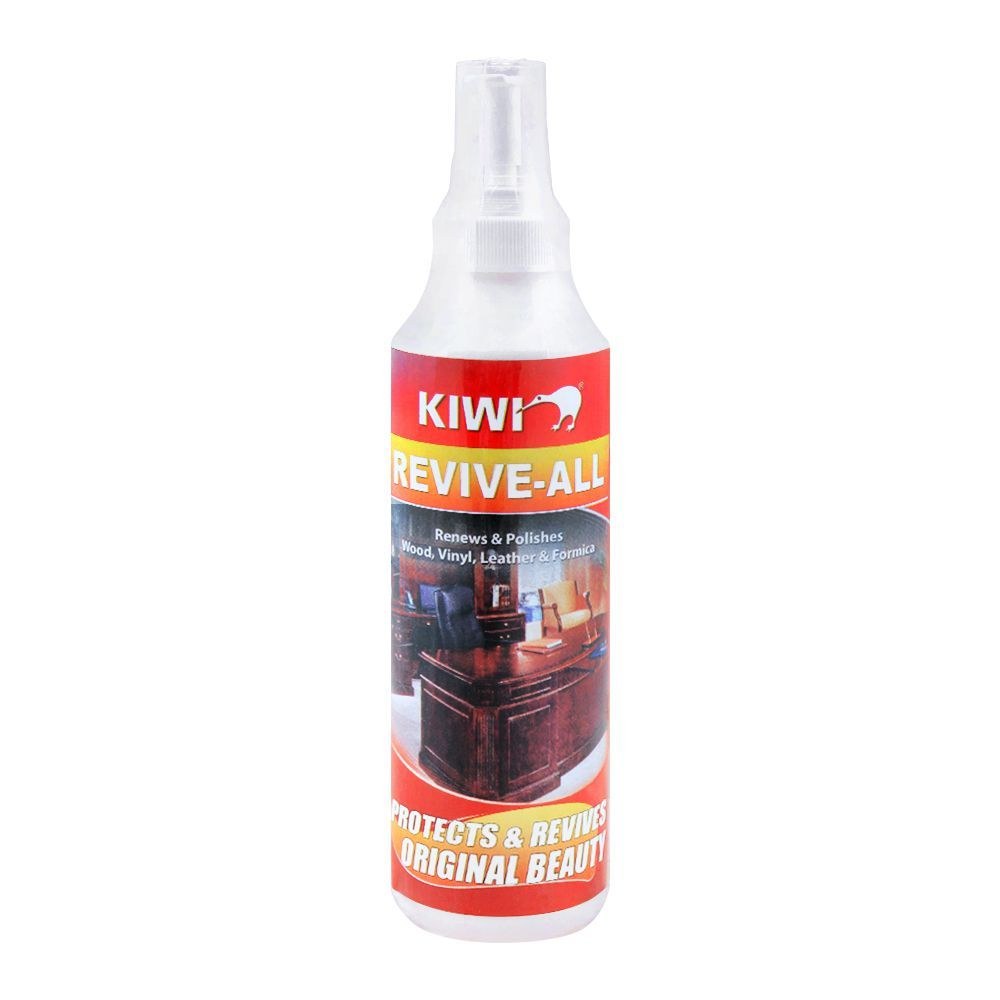 Kiwi Revive All Renew And Polish Wood Vinyl And Leather 250 Ml