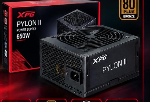 XPG PYLON 650 II 650W 80 PLUS BRONZE POWER SUPPLY