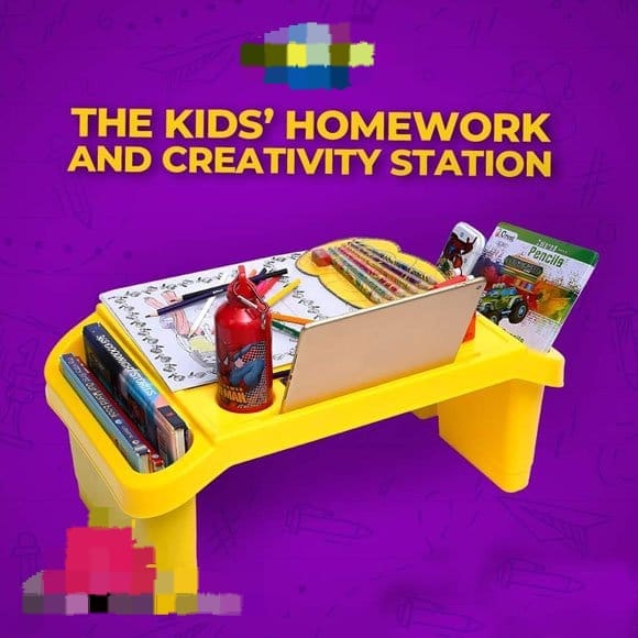 Kids Portable Study Table with Storage