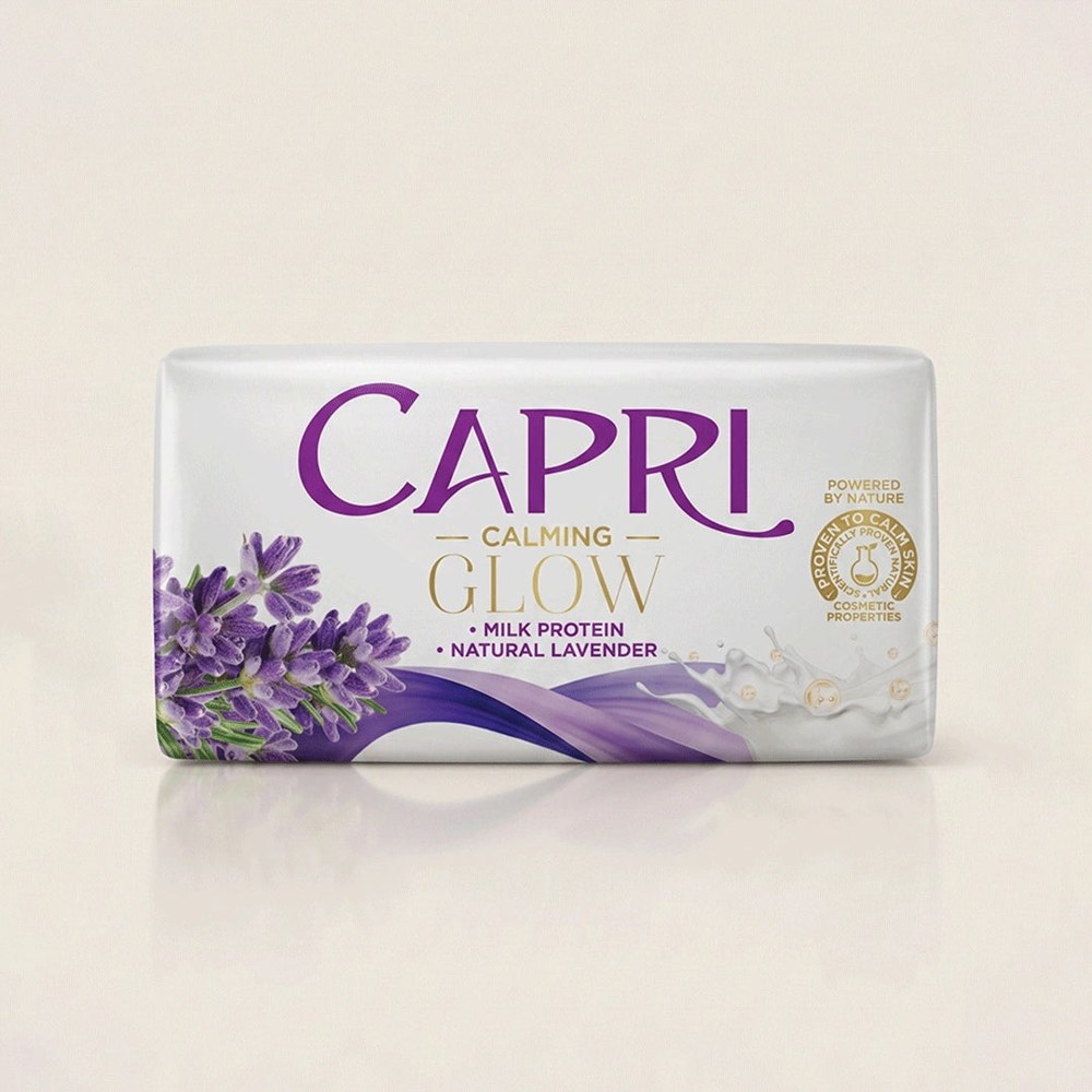 Capri Calming Glow Soap 5 In 1 Bundle Pack Purple 100G