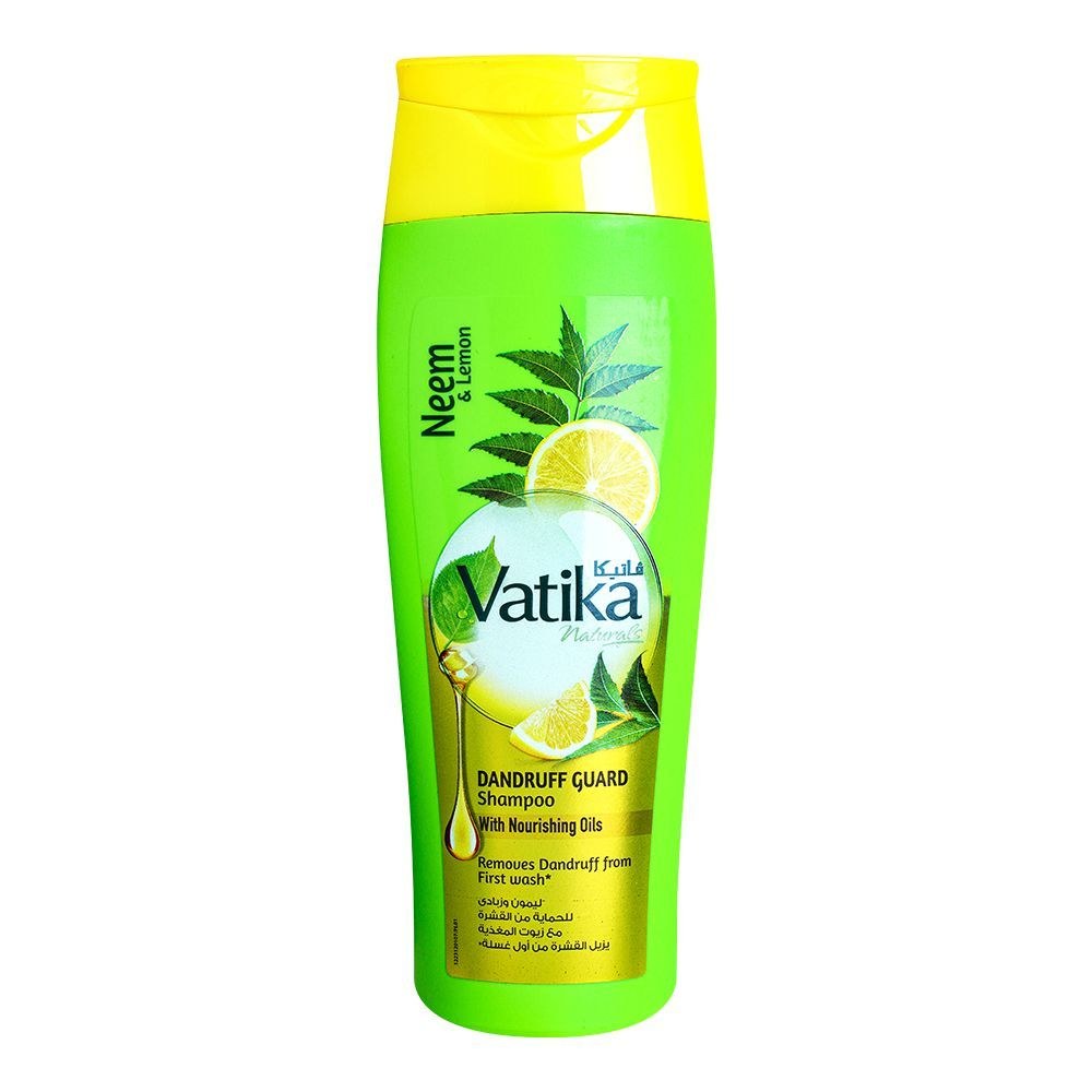 Vatika Shampoo Yellow Neem And Lemon 360Ml