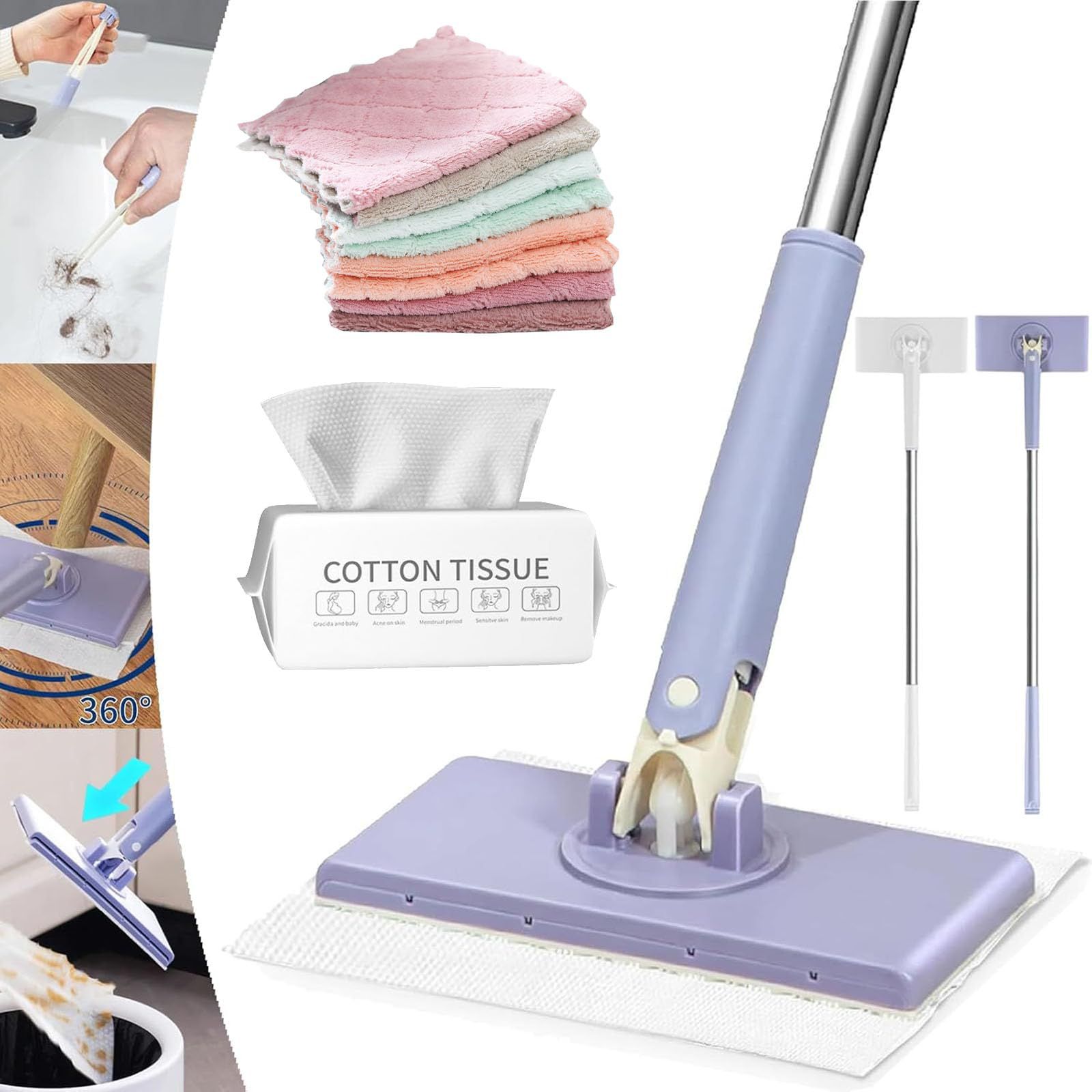 Automatic Cloth Changing Mini Mop