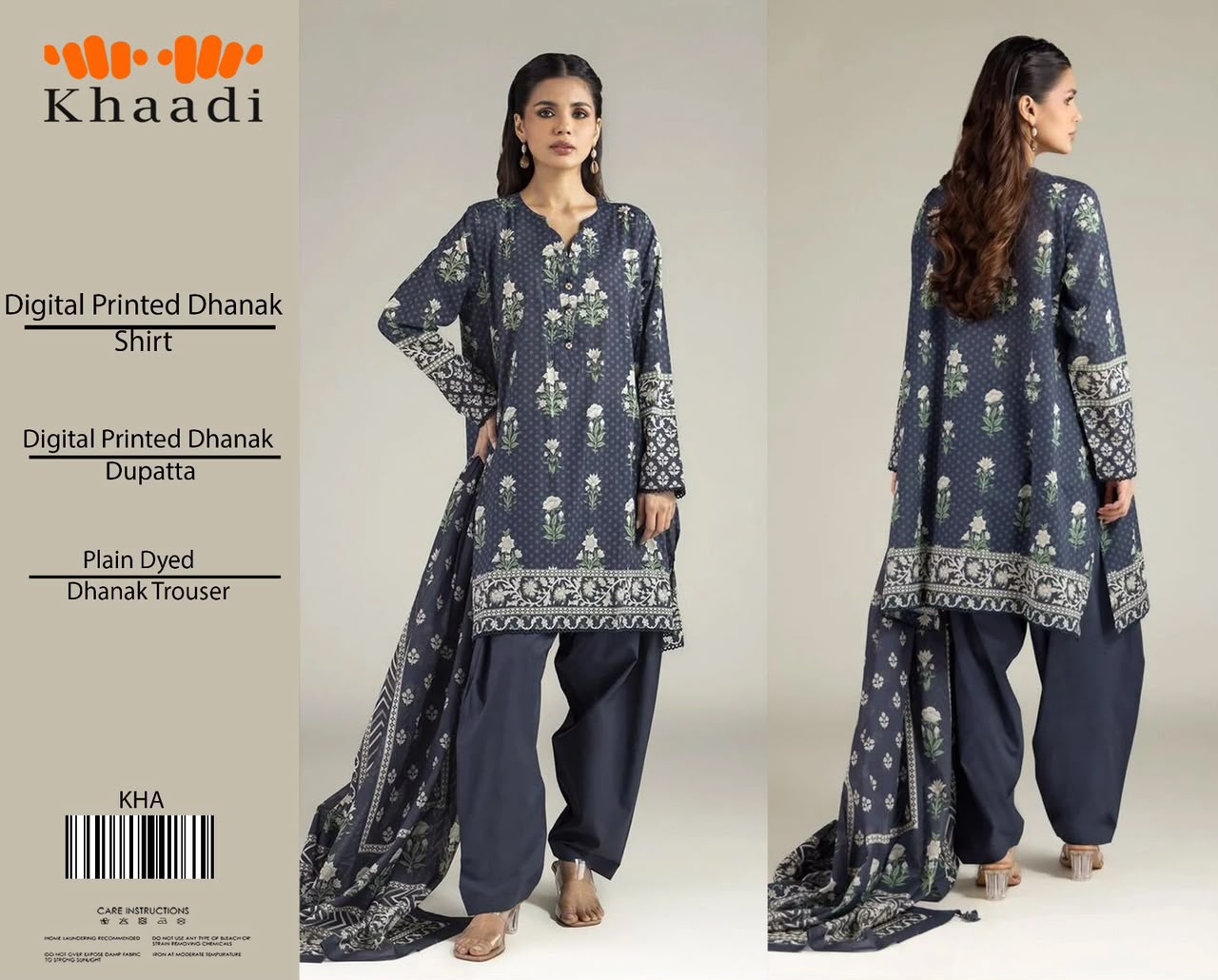 Jazmin Dhanak Embroidered 3PC Suit D#2724 - DESIGN 05