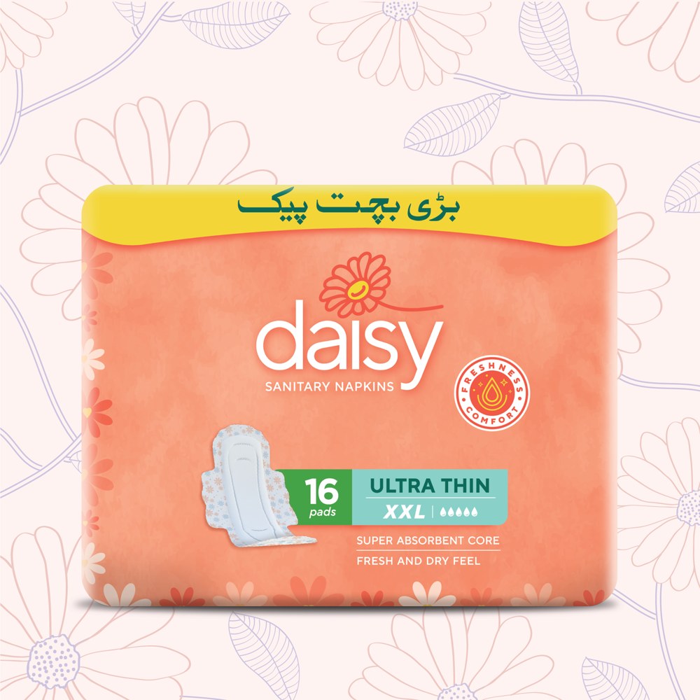 Daisy Sanitary Pad Ultra Thin 16Pads Xxl