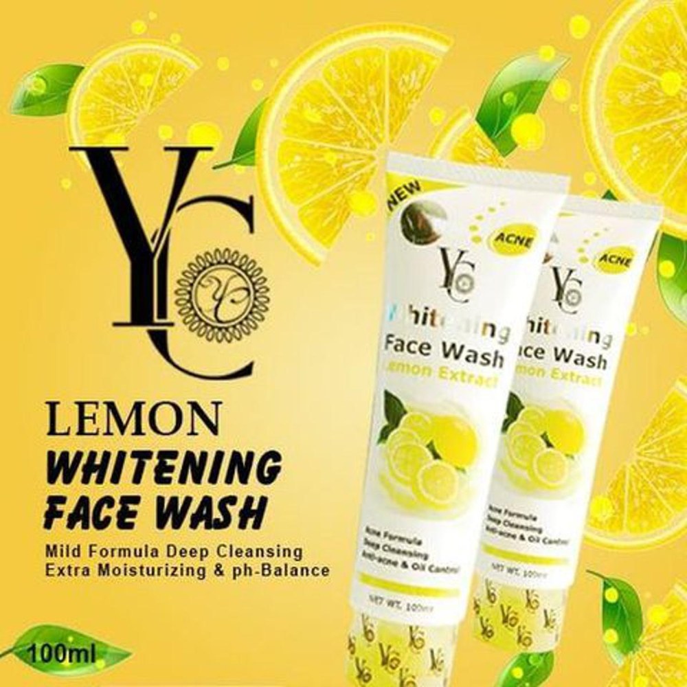 Yc Whitening Face Wash Acne Clear 85Ml