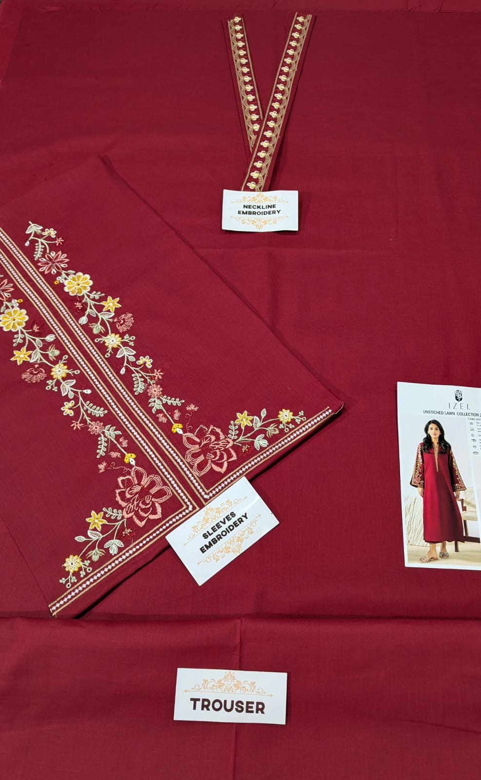 Dhanak Embroidered 2pc - DESIGN 07