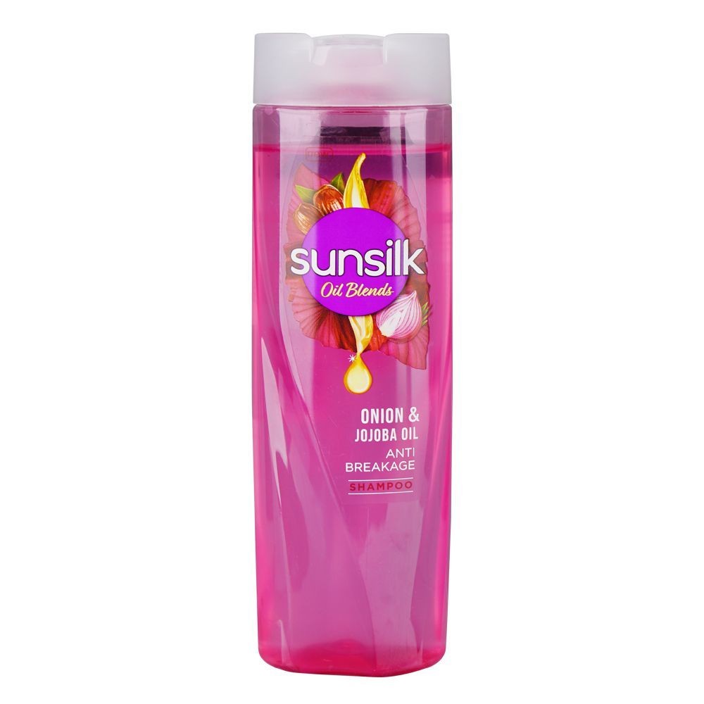 SUNSILK ONION AND JOJOBA OIL ANTI BREAKAGE SHAMPOO 380ML