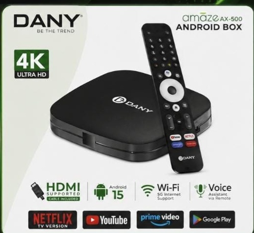 DANY AMAZE AX-500 4K ANDROID BOX