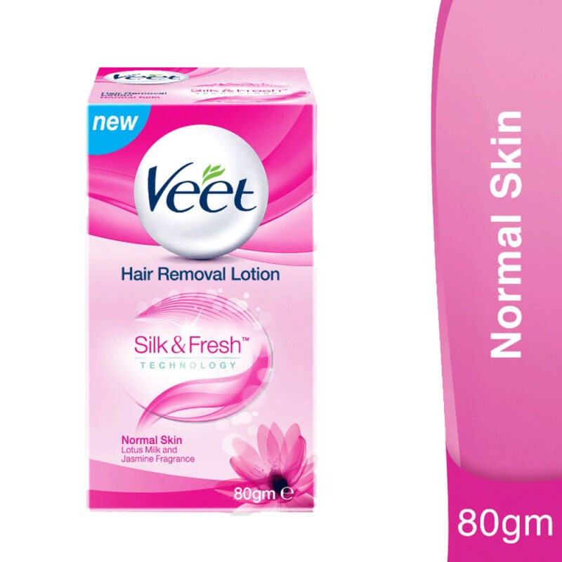 Veet Hair Removal Lotion Normal Skin Pink 80G Medium