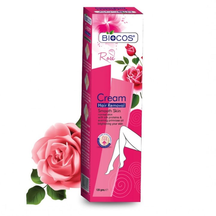 BIOCOS HAIR REMOVAL CREAM ROSE 120G