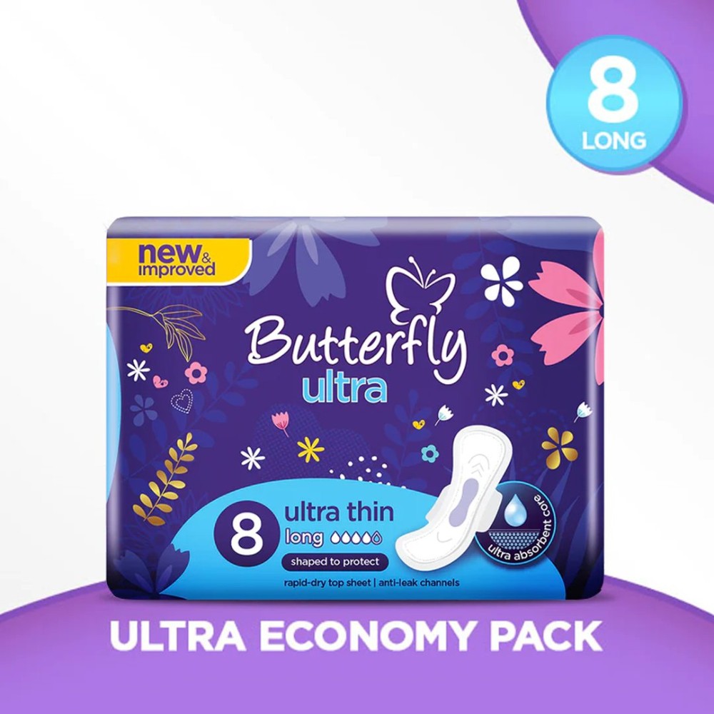 BUTTERFLY ULTRA SANITARY 8PADS