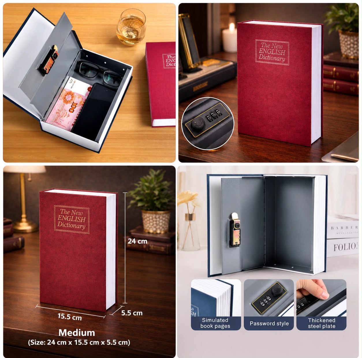 Book Locker Safe