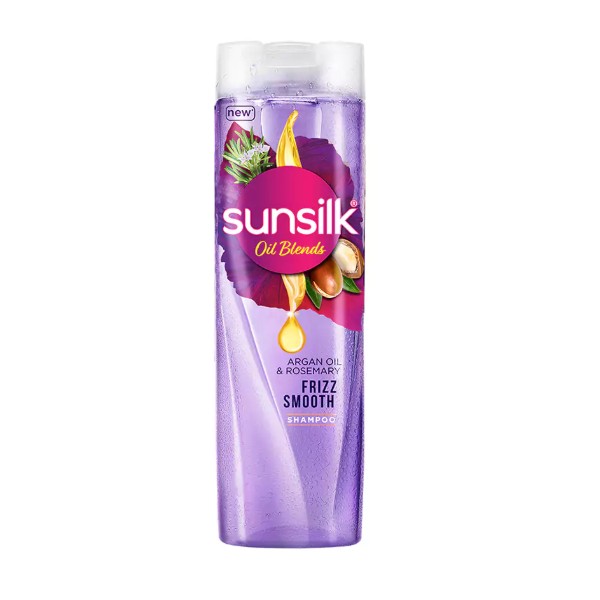 SUNSILK ROSEMARY AND ARGAN OIL FRIZZ SMOOTH SHAMPOO 380ML