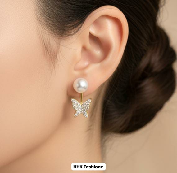 Golden Fancy Earrings - DESIGN 05