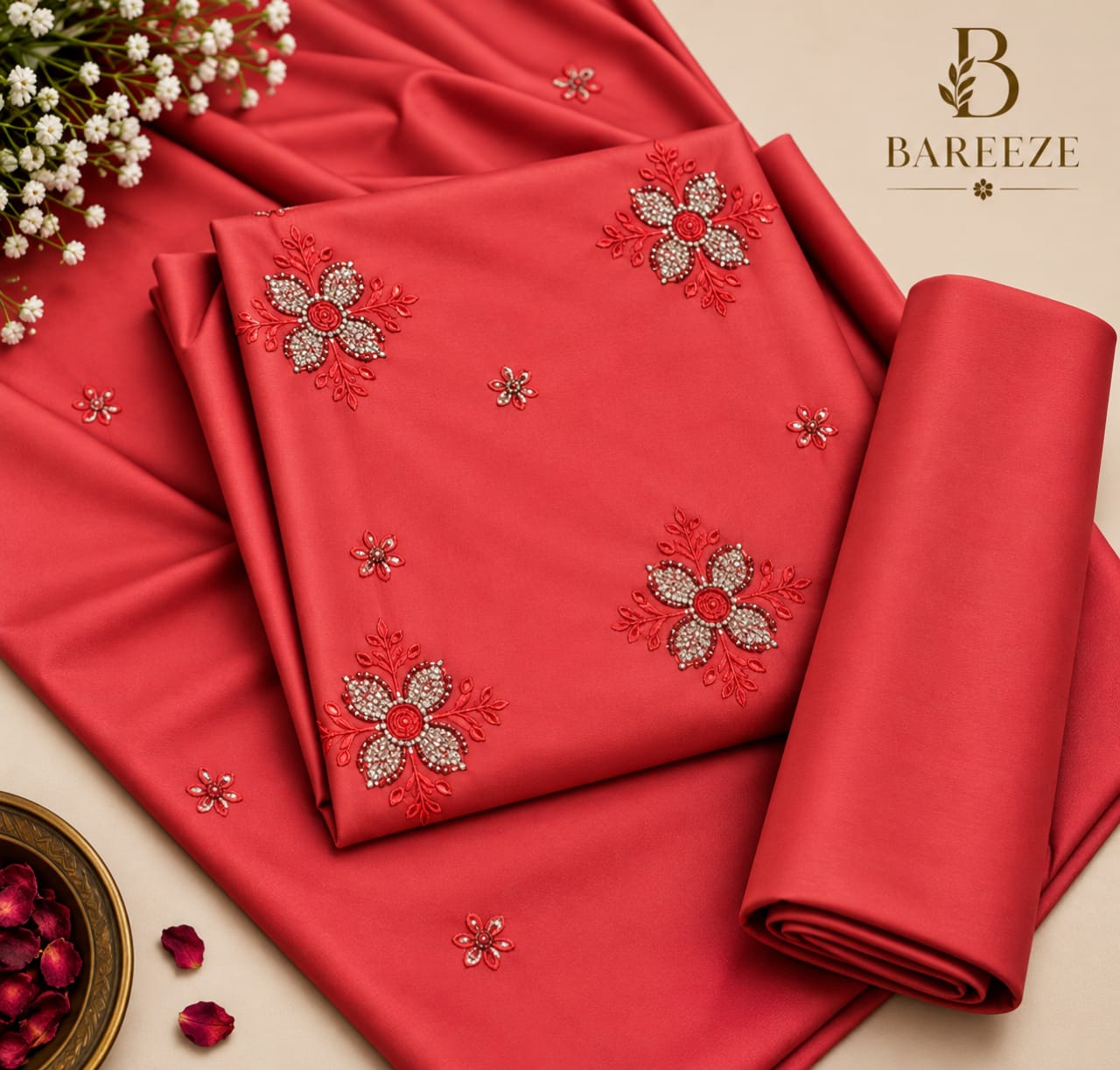 Khaadi Marina 3PC Suit - DESIGN 04