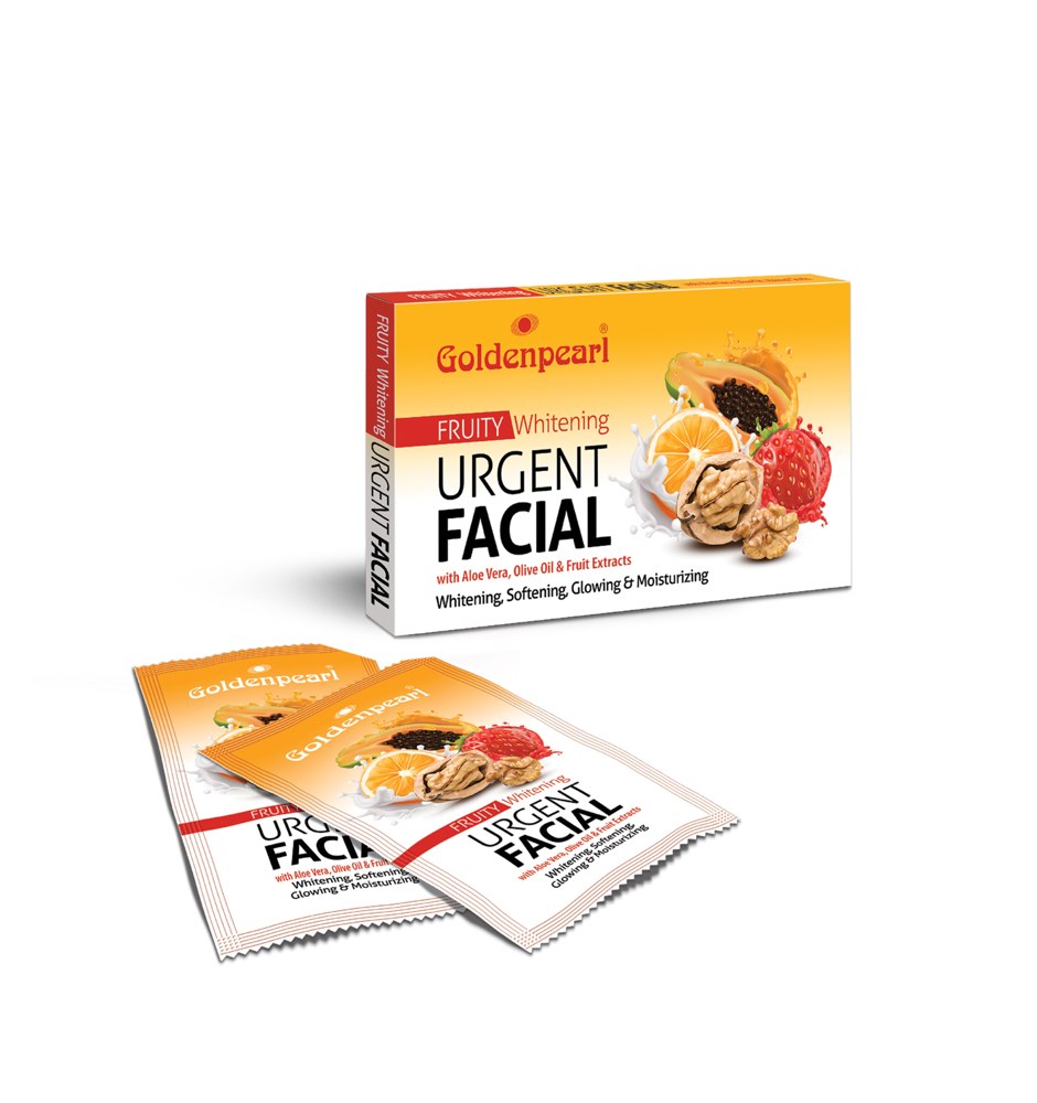 Golden Pearl Whitening Urgent Facial Fruity 24 Sachet 25Ml
