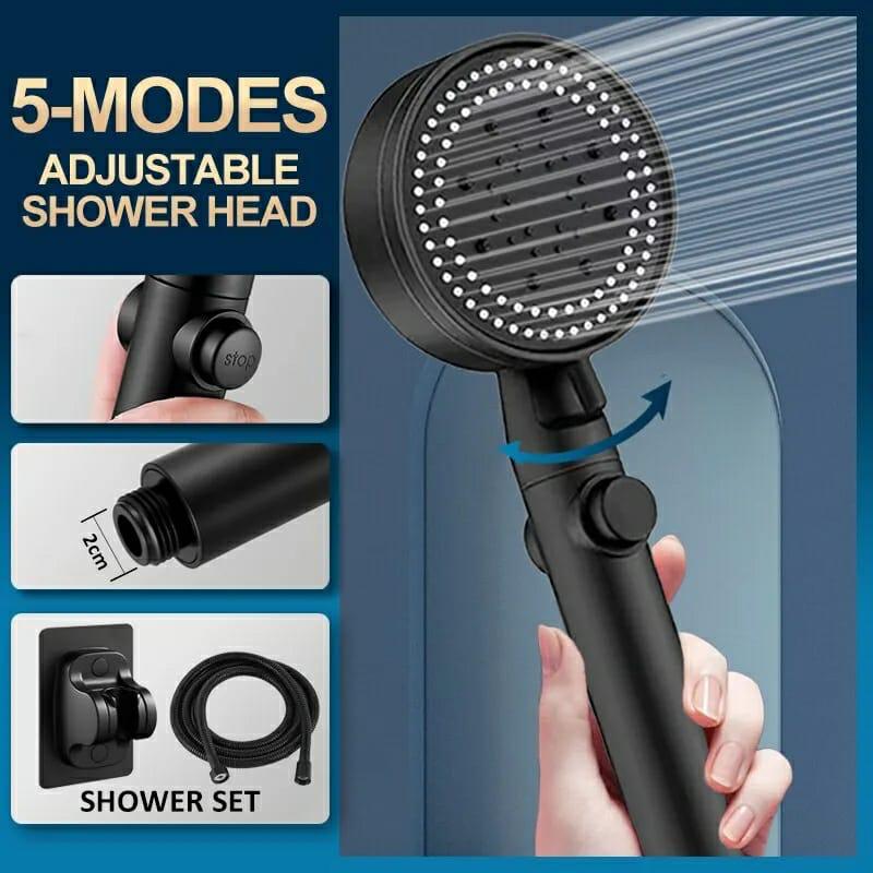 Turbocharged Shower Head with Filter