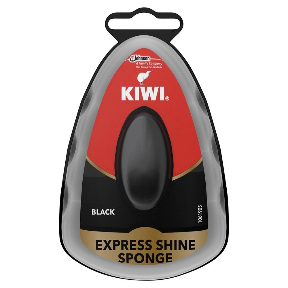 KIWI SHOE SHINE SPONGE EXPRESS BLACK
