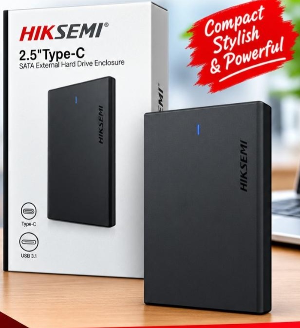HIKSEMI 2.5" TYPE-C SATA EXTERNAL HDD ENCLOSURE