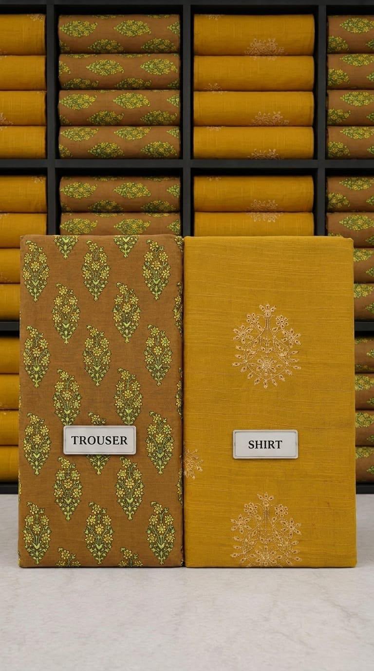 Turkish Wedding Gold Print Velvet 2pc - Design 04