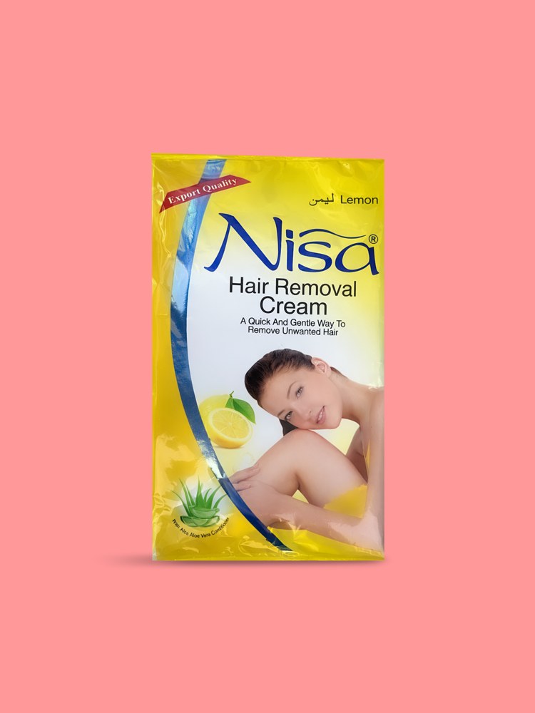 Nisa Hair Removal Cream Sachet Lemon