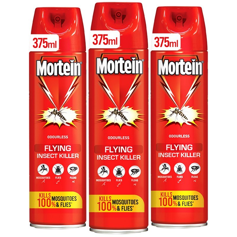 Mortein Insect Killer Spray Odorless Red 375Ml