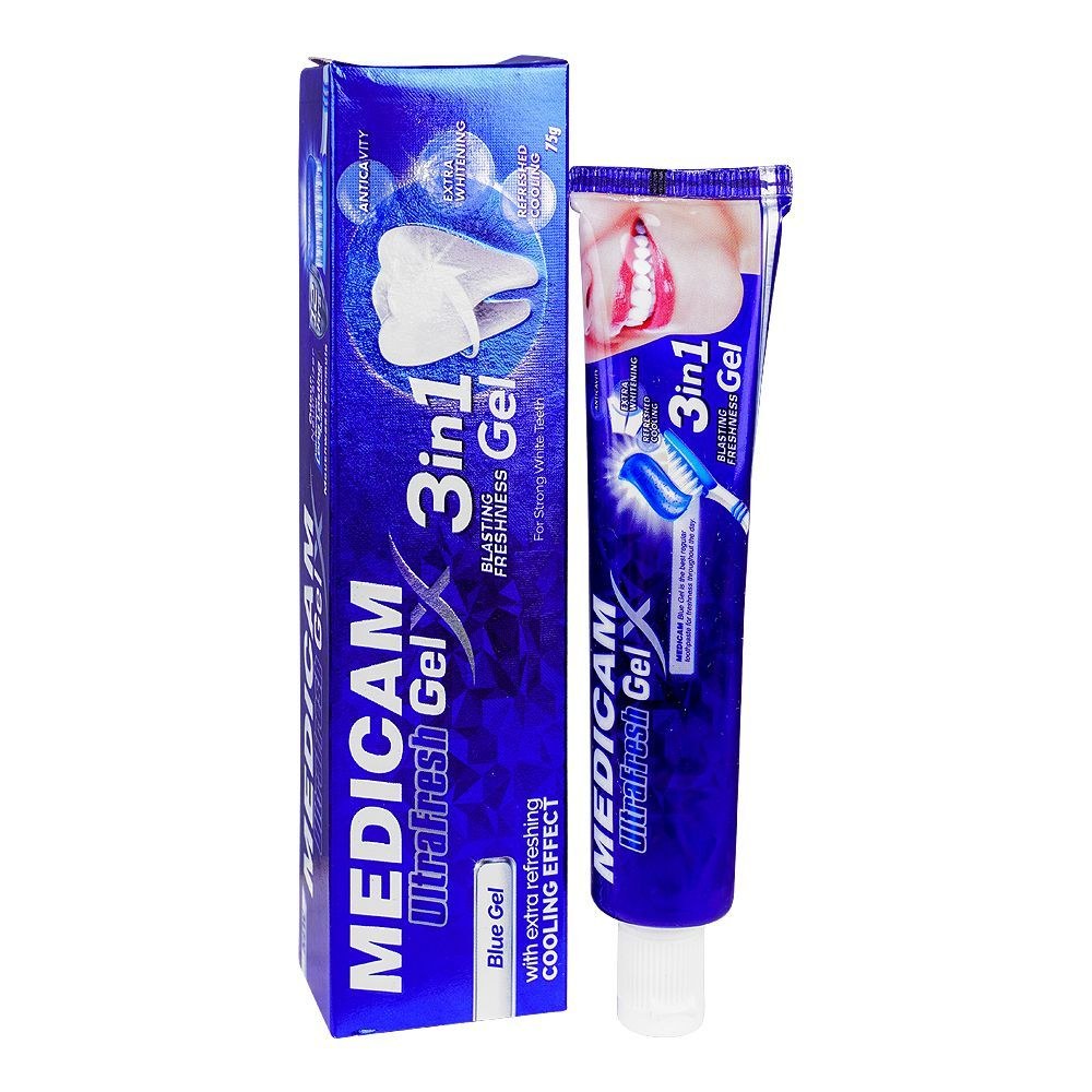 Medicam Ultrafresh Gel 3In1 Blue Gel 75G