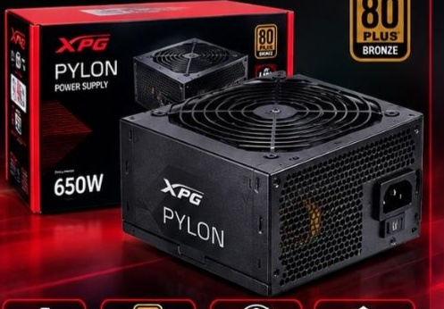 XPG PYLON 650W 80 PLUS BRONZE POWER SUPPLY