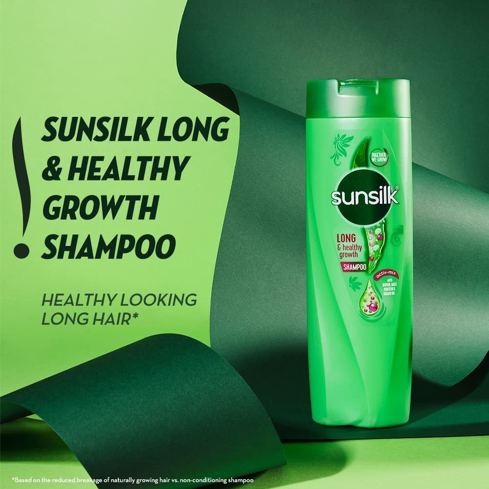 Sunsilk Shampoo Long And Healthy Growth Green 360Ml Large