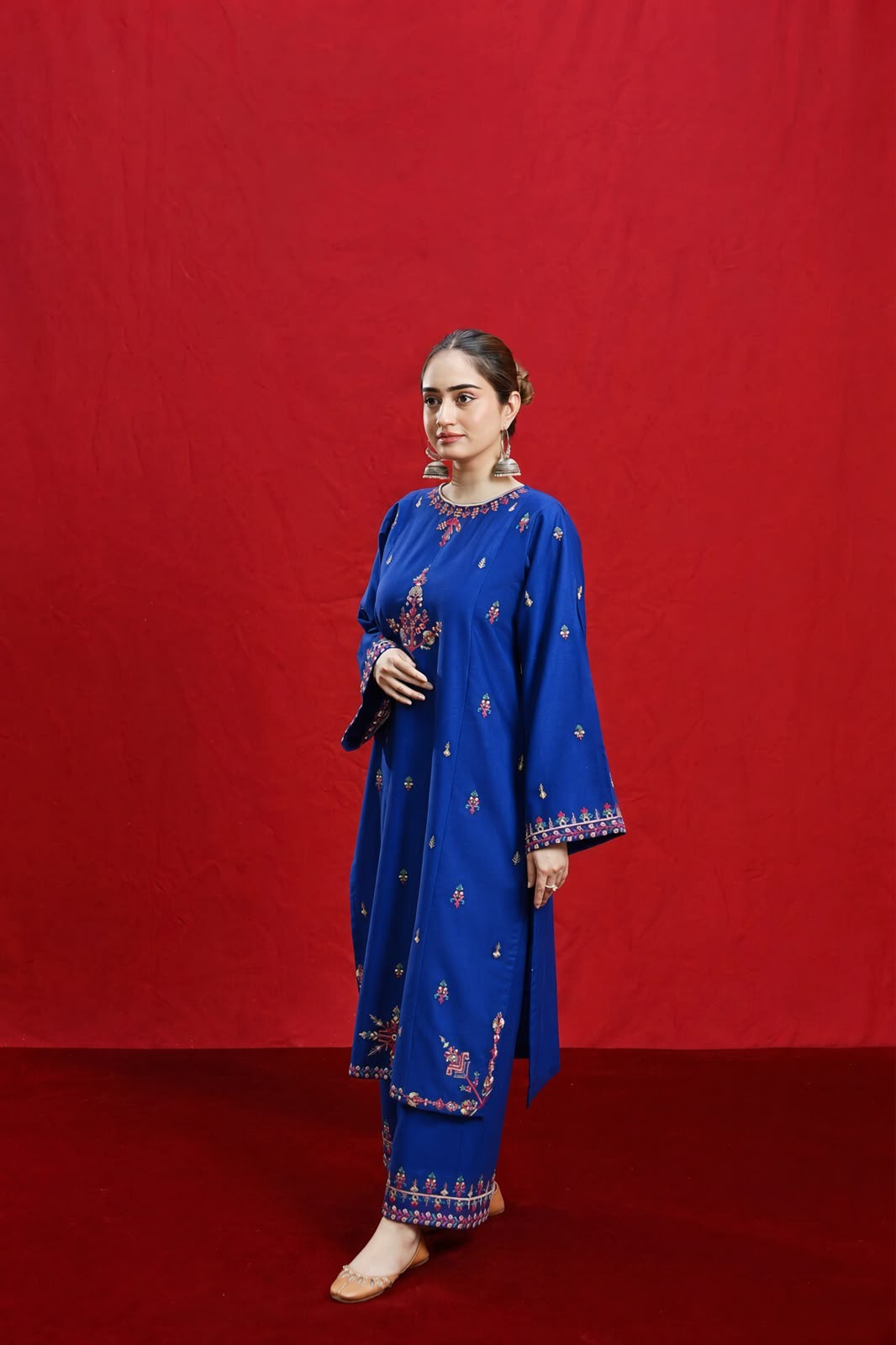 Dhanak Embroidered 2pc - DESIGN 16