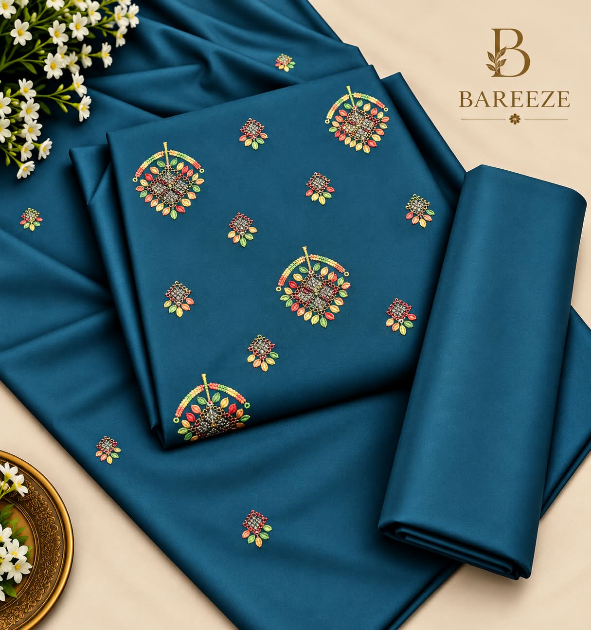 Khaadi Marina 3PC Suit - DESIGN 02
