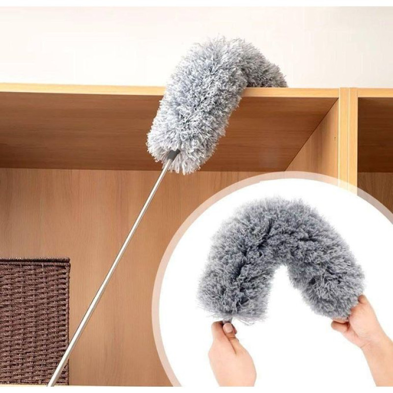 Microfiber Fan Cleaning Duster with Extendable Rod