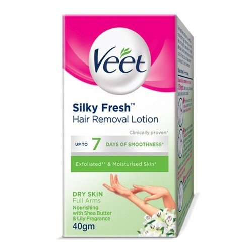 Veet Hair Removal Lotion Dry Skin Green 40G Small Pack
