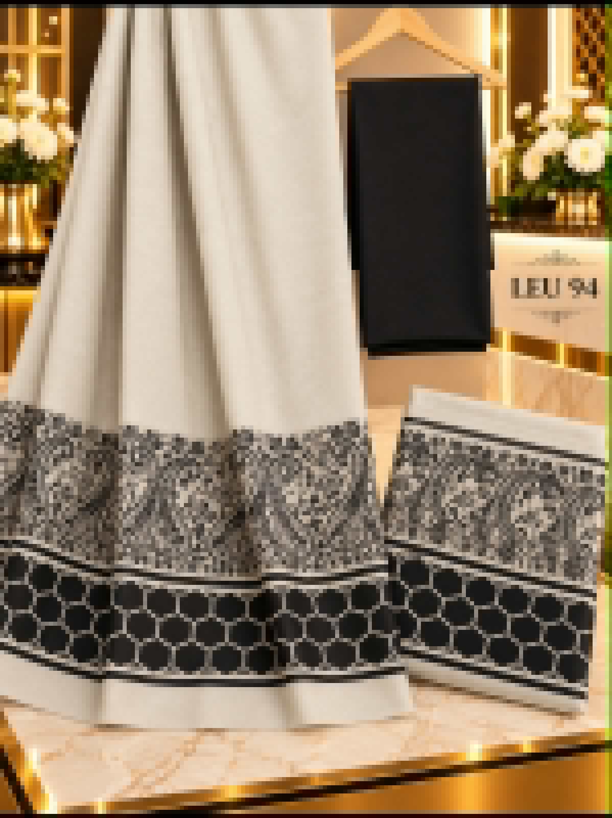 Bareeze Dhanak 3PC Suit D#LEU-94 - DESIGN 02