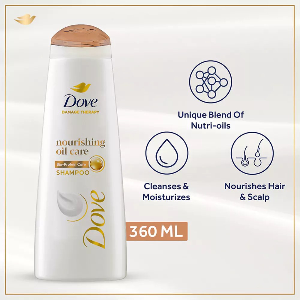Dove Hair Shampoo Nourish 360Ml