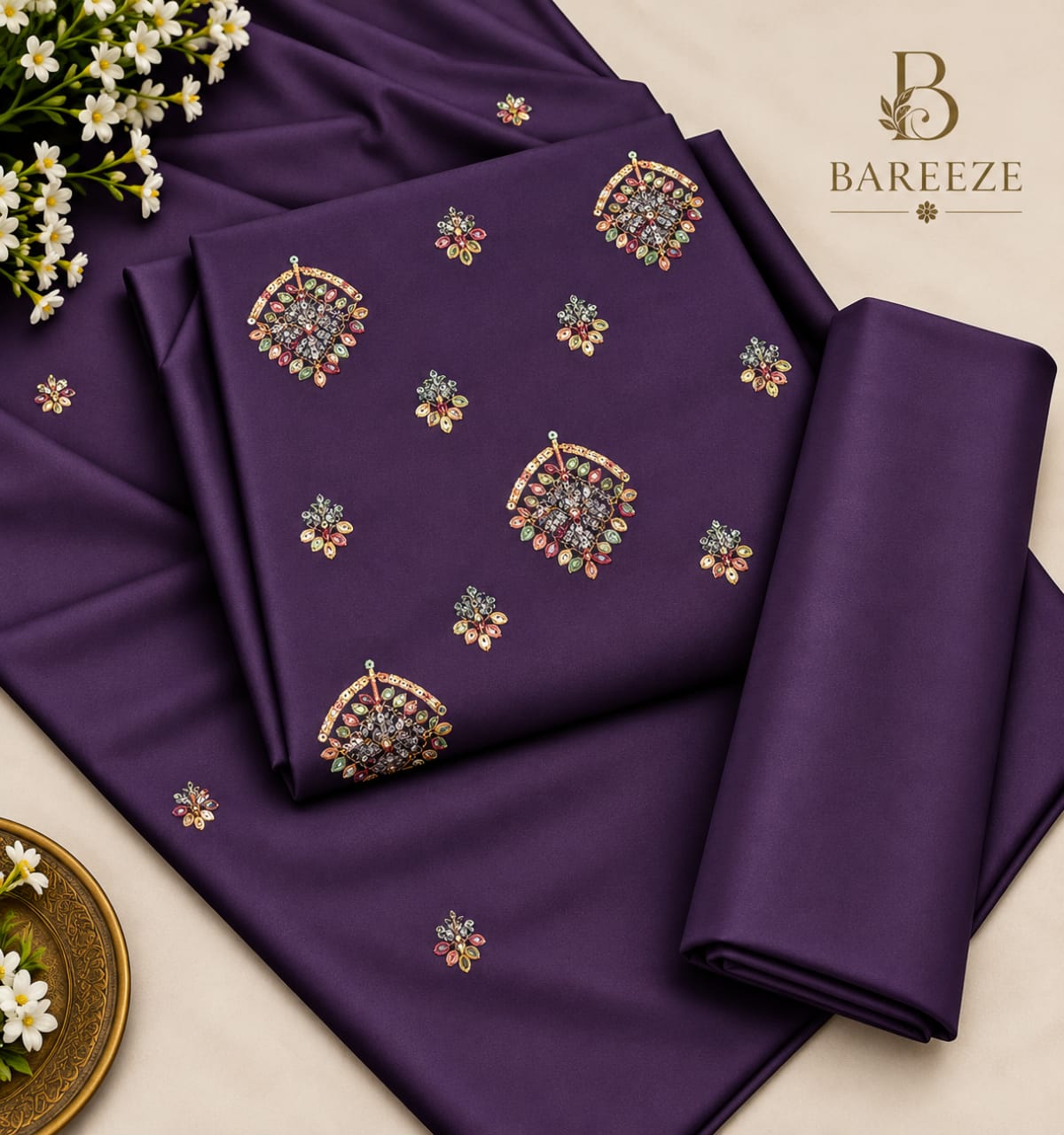Khaadi Marina 3PC Suit - DESIGN 05