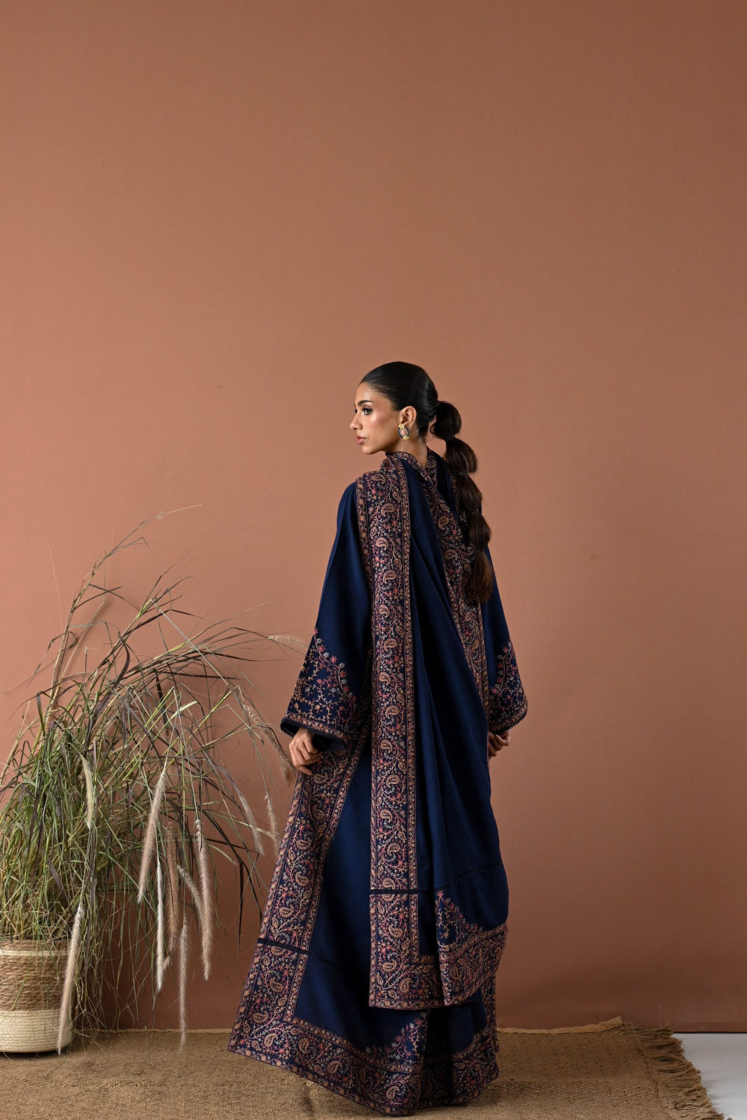 Batik Dhanak Embroidered 3PC Suit D#517 - DESIGN 01