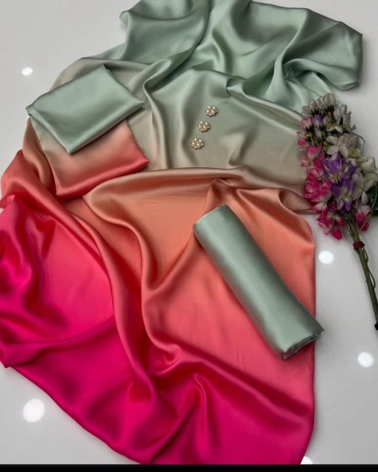 Digital Printed Shamoz Silk 3pc Suit - DESIGN 20