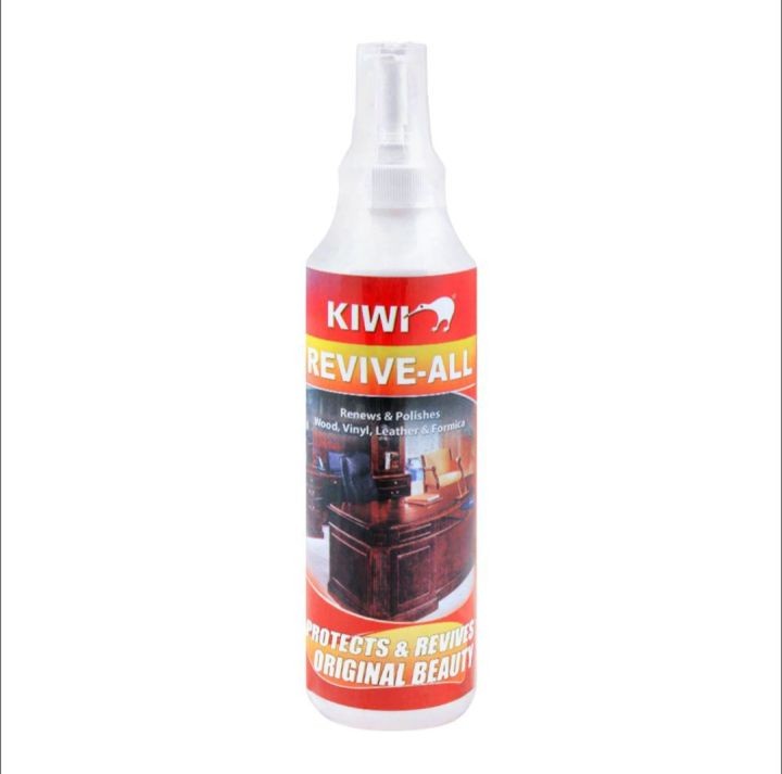 KIWI REVIVE ALL RENEW AND POLISH WOOD VINYL AND LEATHER 250 ML