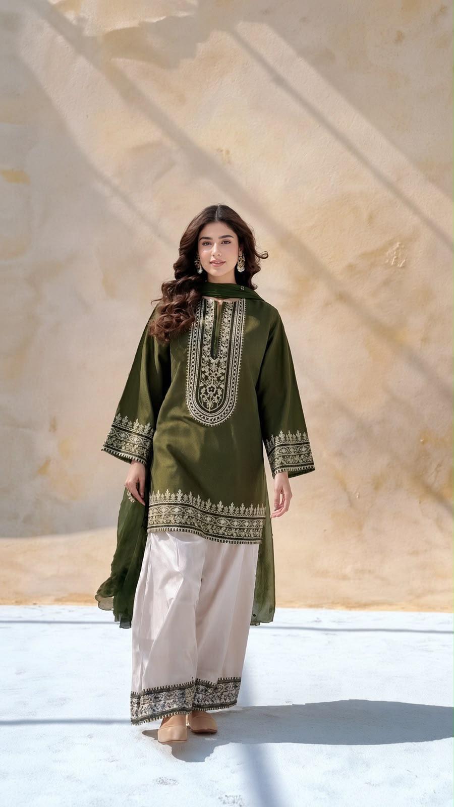 Dhanak Embroidered 2pc - DESIGN 36