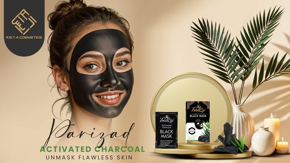 Pareezad Activated Charcoal Black Mask 24Pcs Box