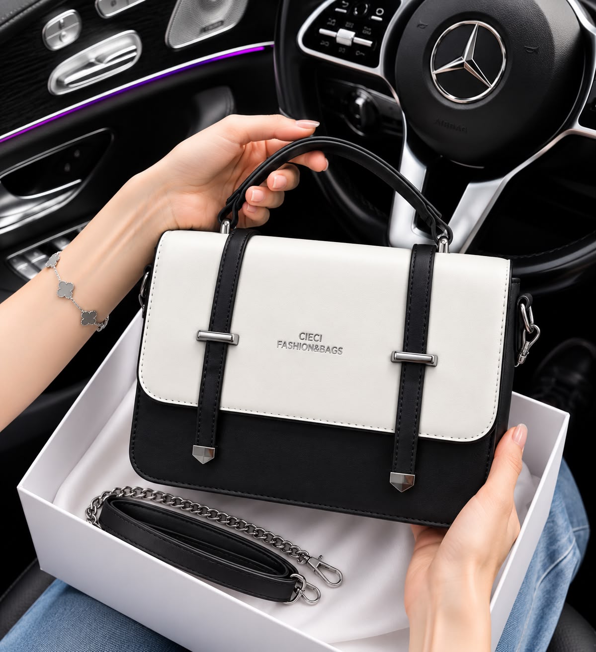 Premium Shoulder & Cross Body Bag for Girls - DESIGN 03